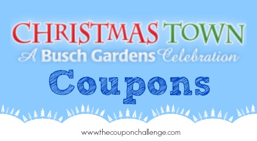 Busch Gardens Christmas Town Coupons