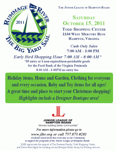 rummage sale flyer