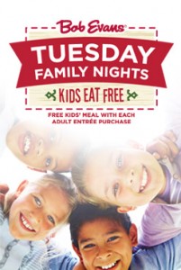 Bob Evans Kids Eat Free