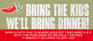 Free Kids Meal at Chili's