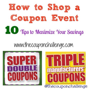 How to Shop a Coupon Event