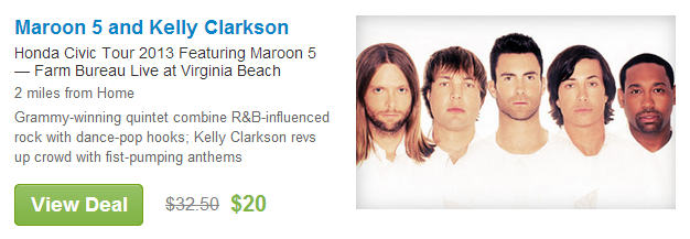 grouponmaroon5andkellyclarkson