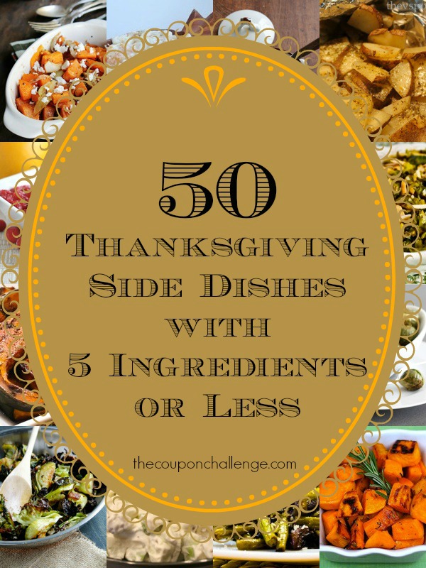 50 Thanksgiving Side Dishes with 5 Ingredients or Less