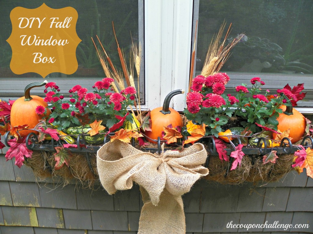 DIY Fall Window Box