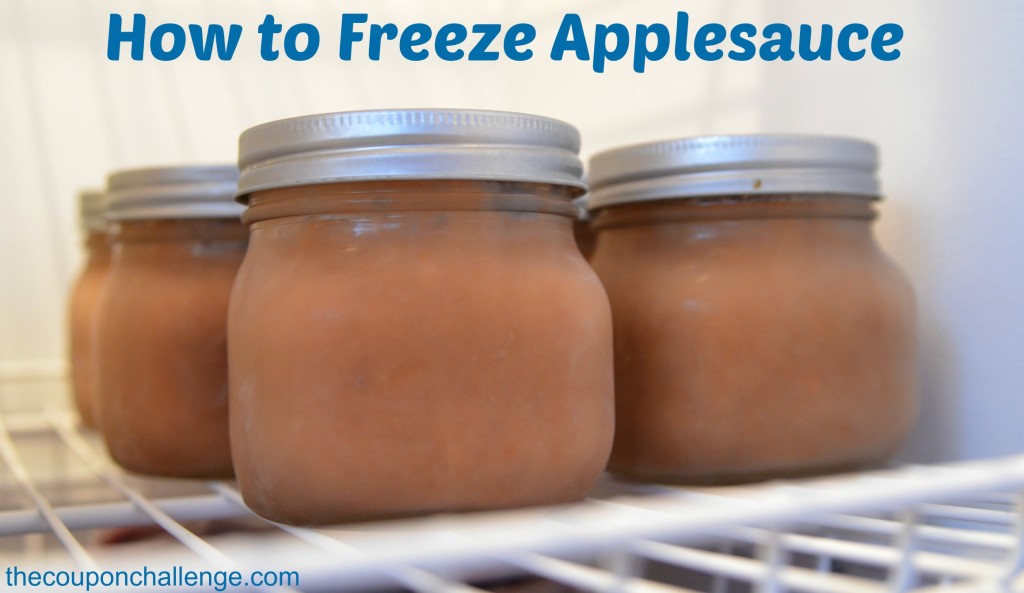 Freeze Apples for Apple Sauce