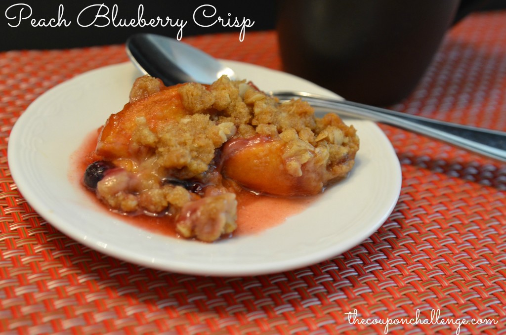 Peach Blueberry Crisp Recipe
