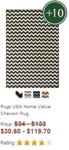 black and white chevron run