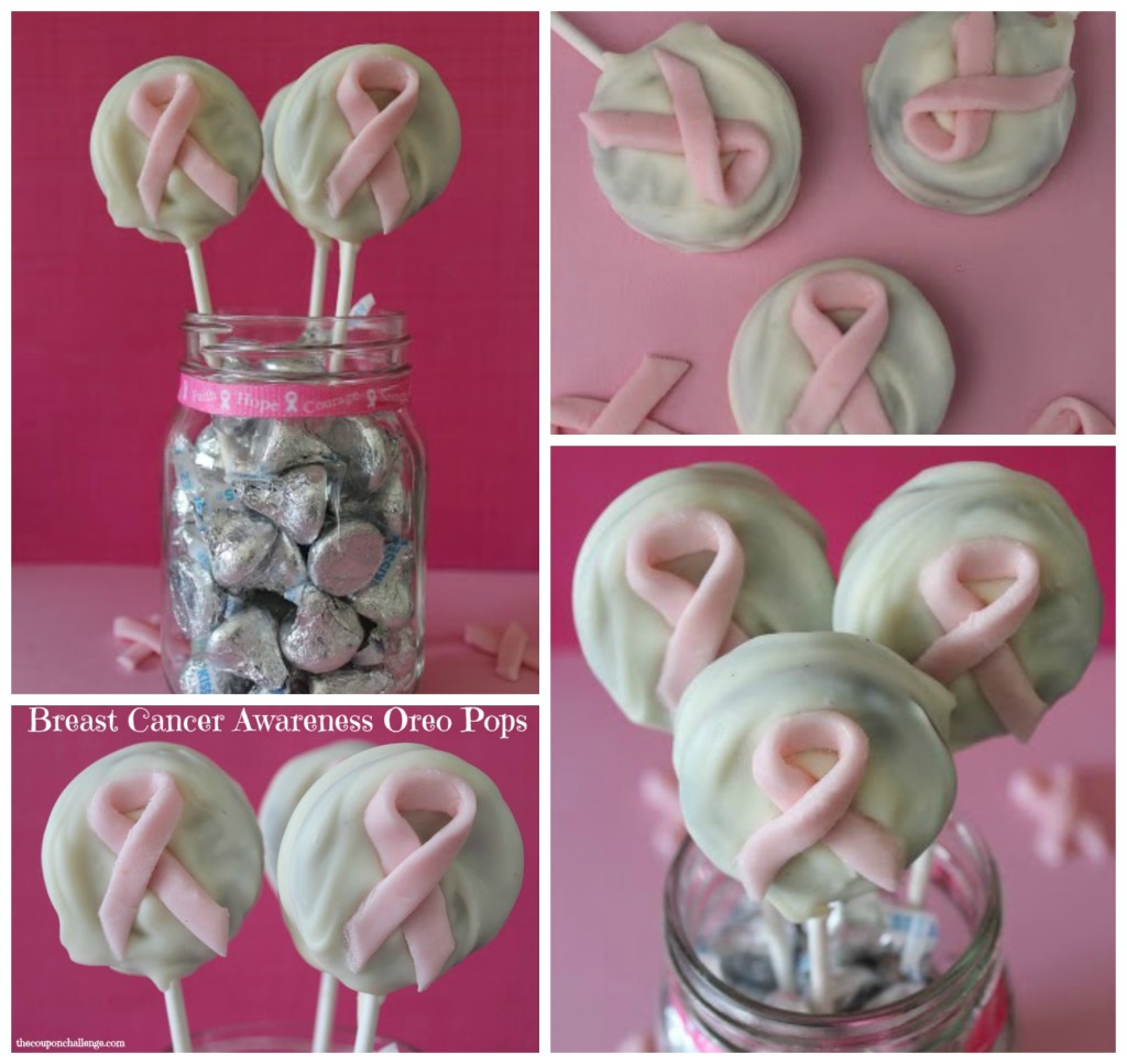 Breast Cancer Awareness Oreo Pops Collage