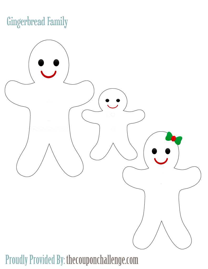 Gingerbread Man Printables