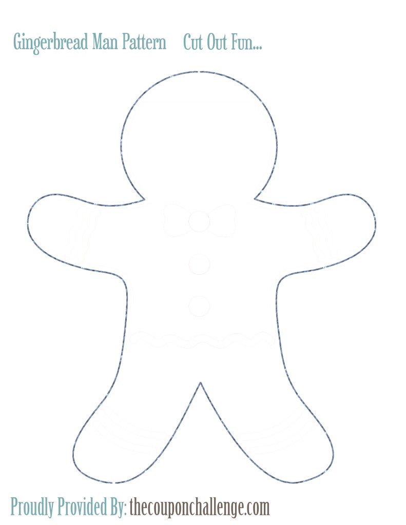 gingerbread man pattern