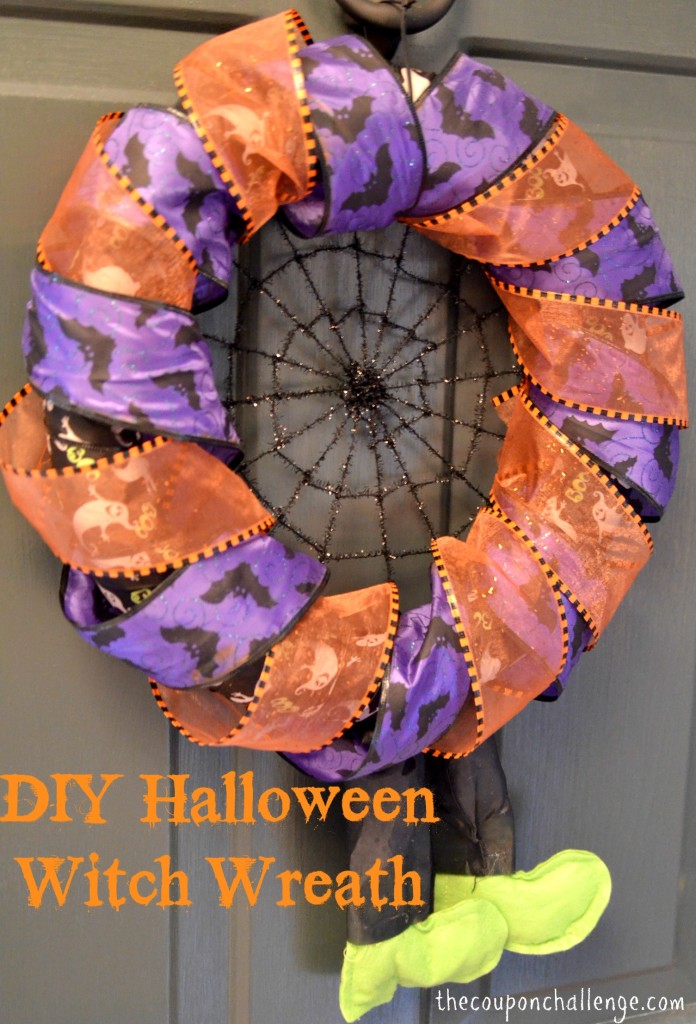 halloween witch wreath