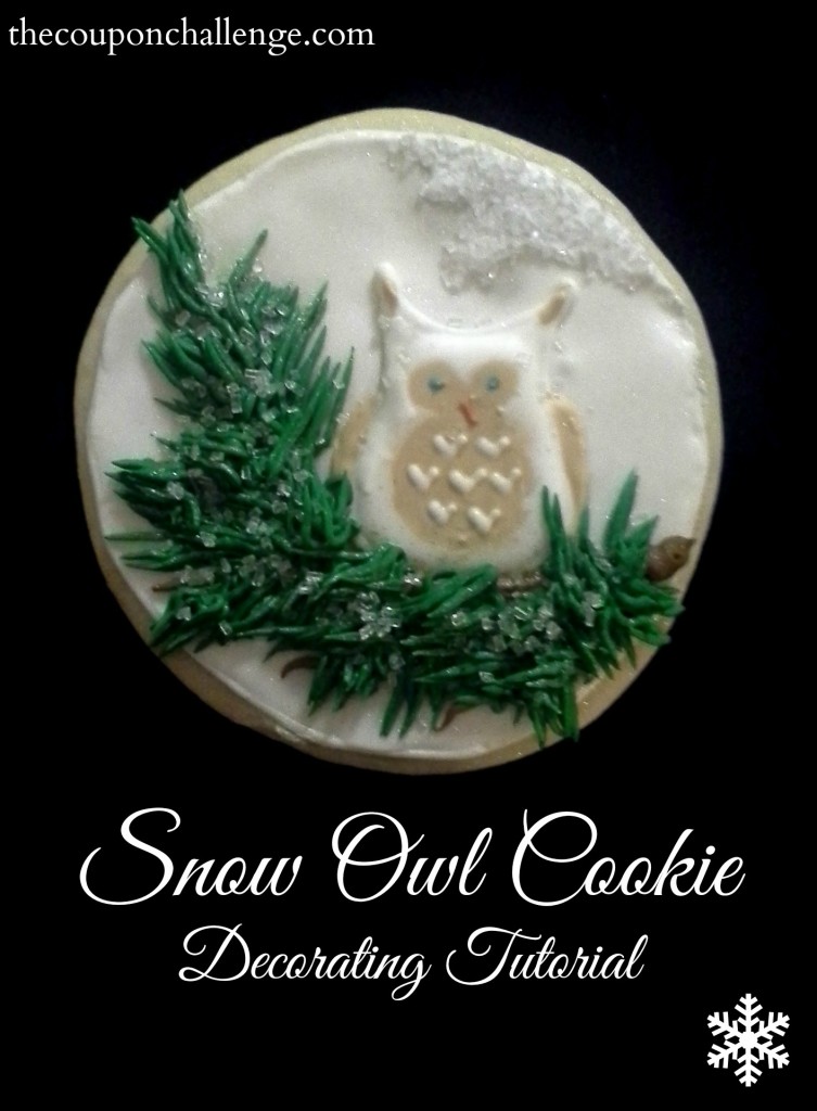 Snow Owl Cookie