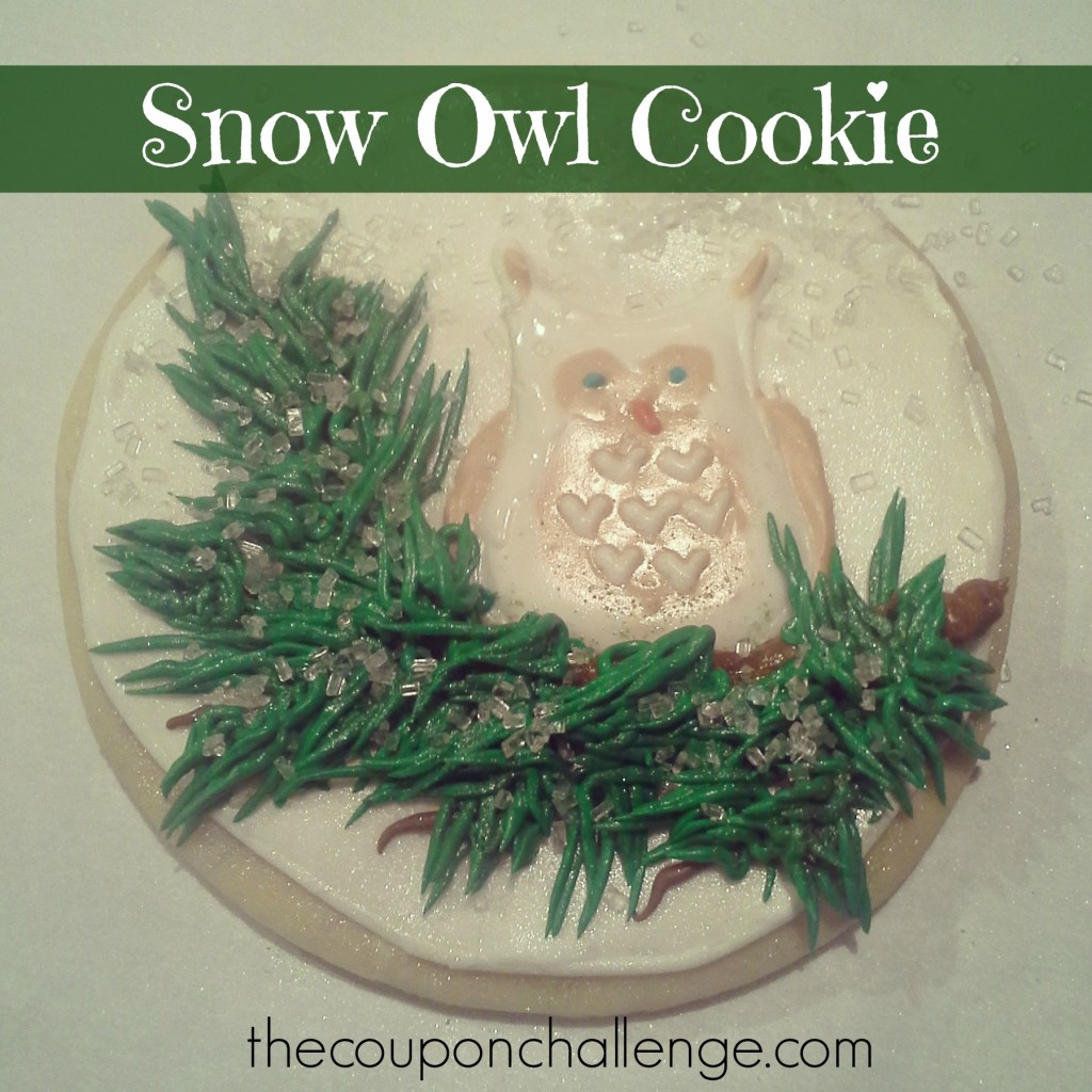 Snow Owl Cookie (White)