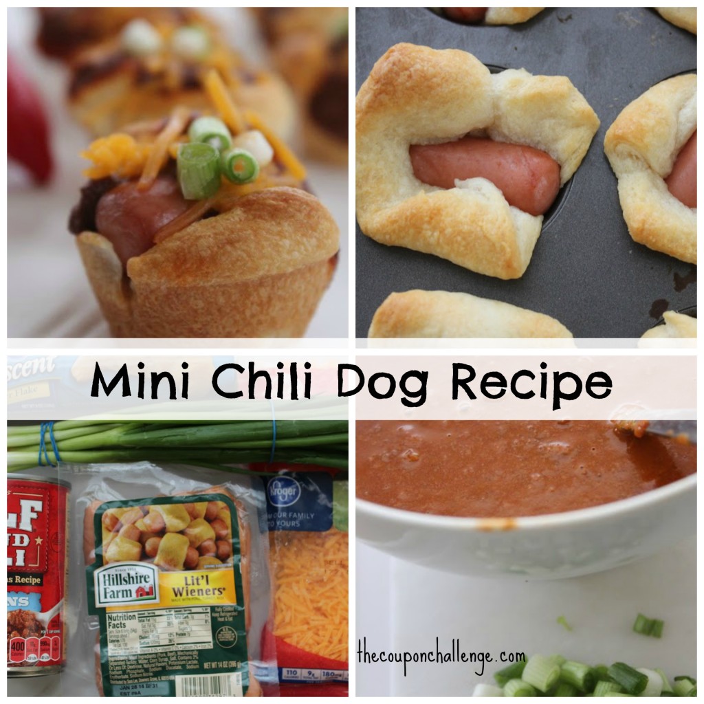 Mini Chili Dog Recipe Collage