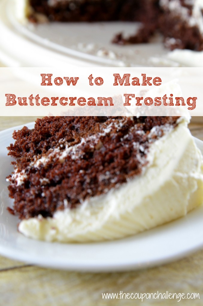 How to Make Buttercream Frosting