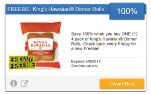 SAVINGSTAR FRIDAY FREEBIE