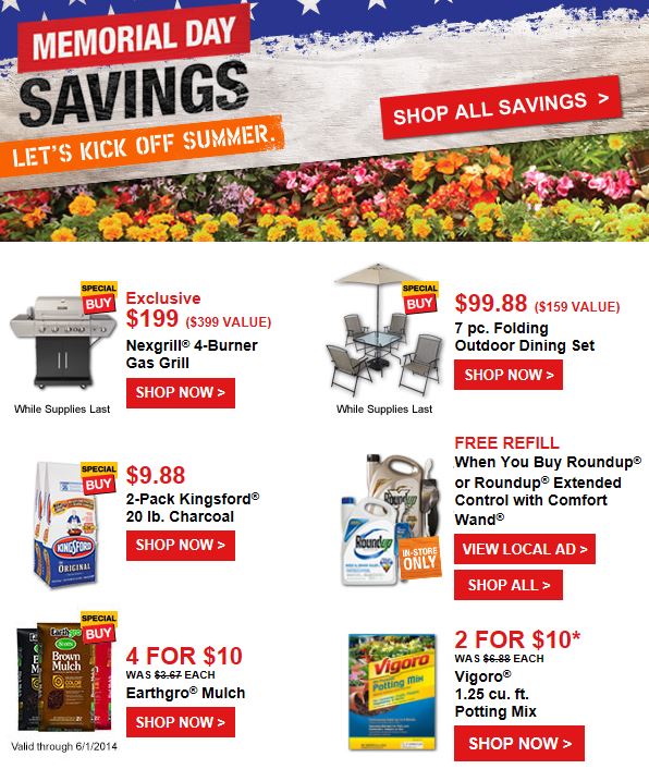 Home Depot HOT Memorial Day Savings!! 40 Lbs. Kingsford Charcoal Only