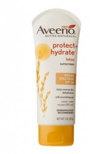 Aveeno Protect + Hydrate Lotion Sunscreen with Broad Spectrum