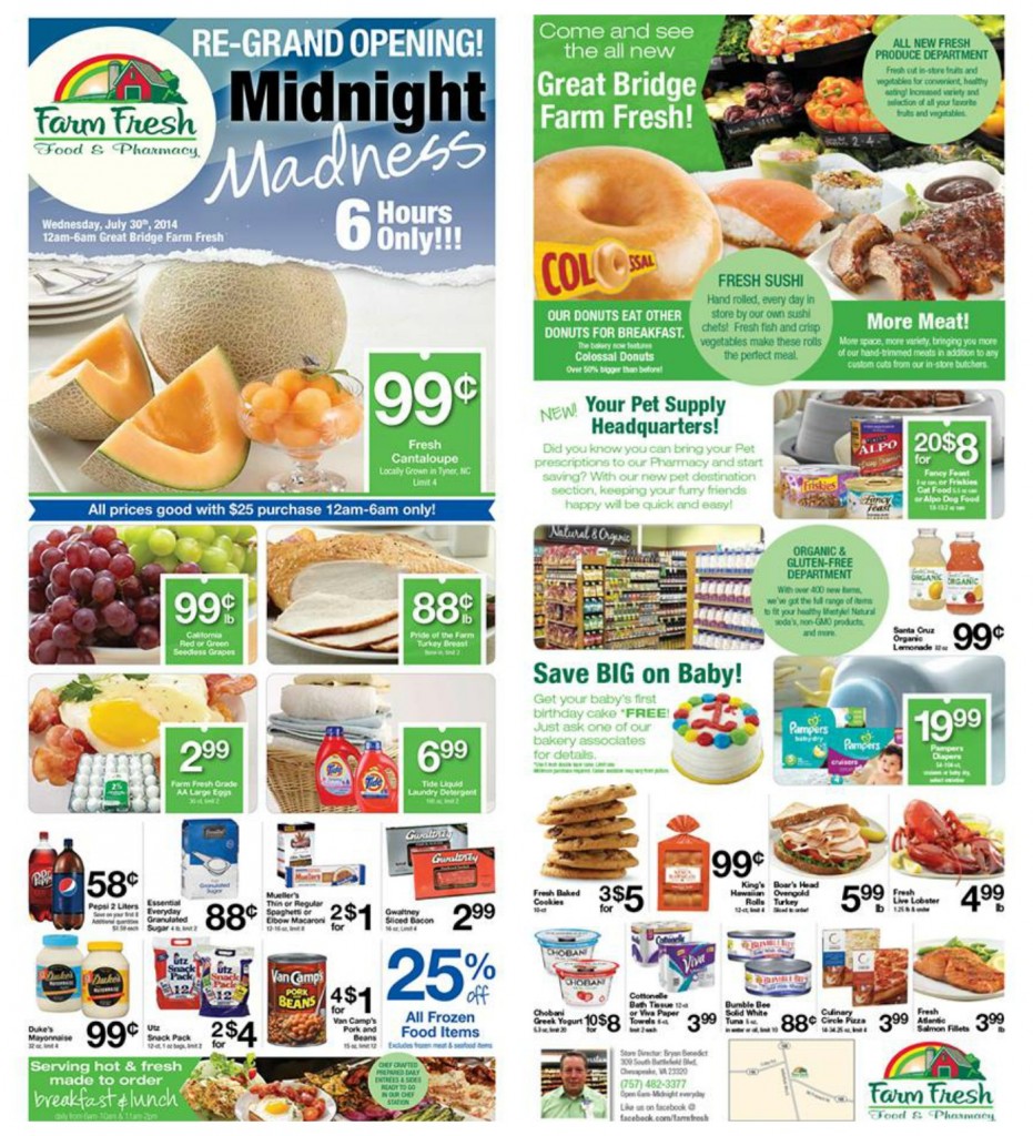Farm Fresh Midnight Madness Ad