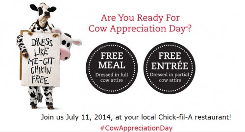 chik-fil-a cow appreciation day