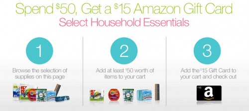 household items amazon gift card