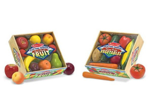 Melissa & Doug Fruits & Vegetables Play-Time Set