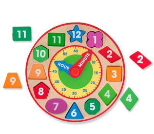 Melissa & Doug Shape Sorting Clock