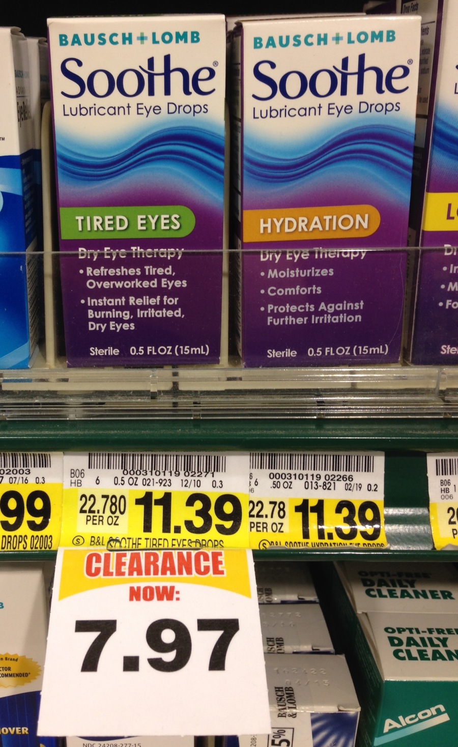 Bausch Lomb Soothe Eye Drops Only 4 97 At Harris Teeter The Coupon 