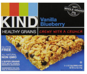 KIND Healthy Grains Granola Bars, Vanilla Blueberry