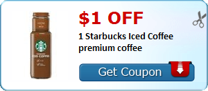 Stabucks ice coffee coupon