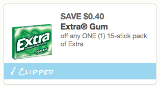 Extra Gum coupon