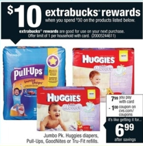 Huggies Diaper CVS sale