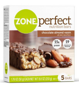 Zone Perfect Classic Nutrition Bar, Chocolate Almond Raisin, 30 Count
