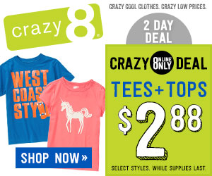 crazy 8 tshirt sale
