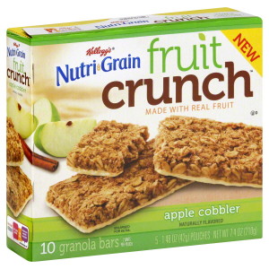 Kellogg's Nutri-Grain Fruit Crunch Bars
