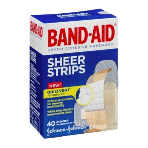 band-aid sheer bandages 40ct