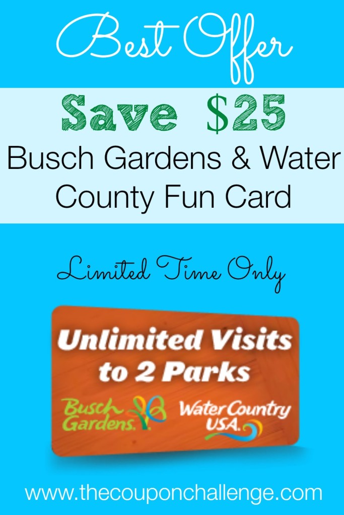 Busch Gardens Fun Card Discount