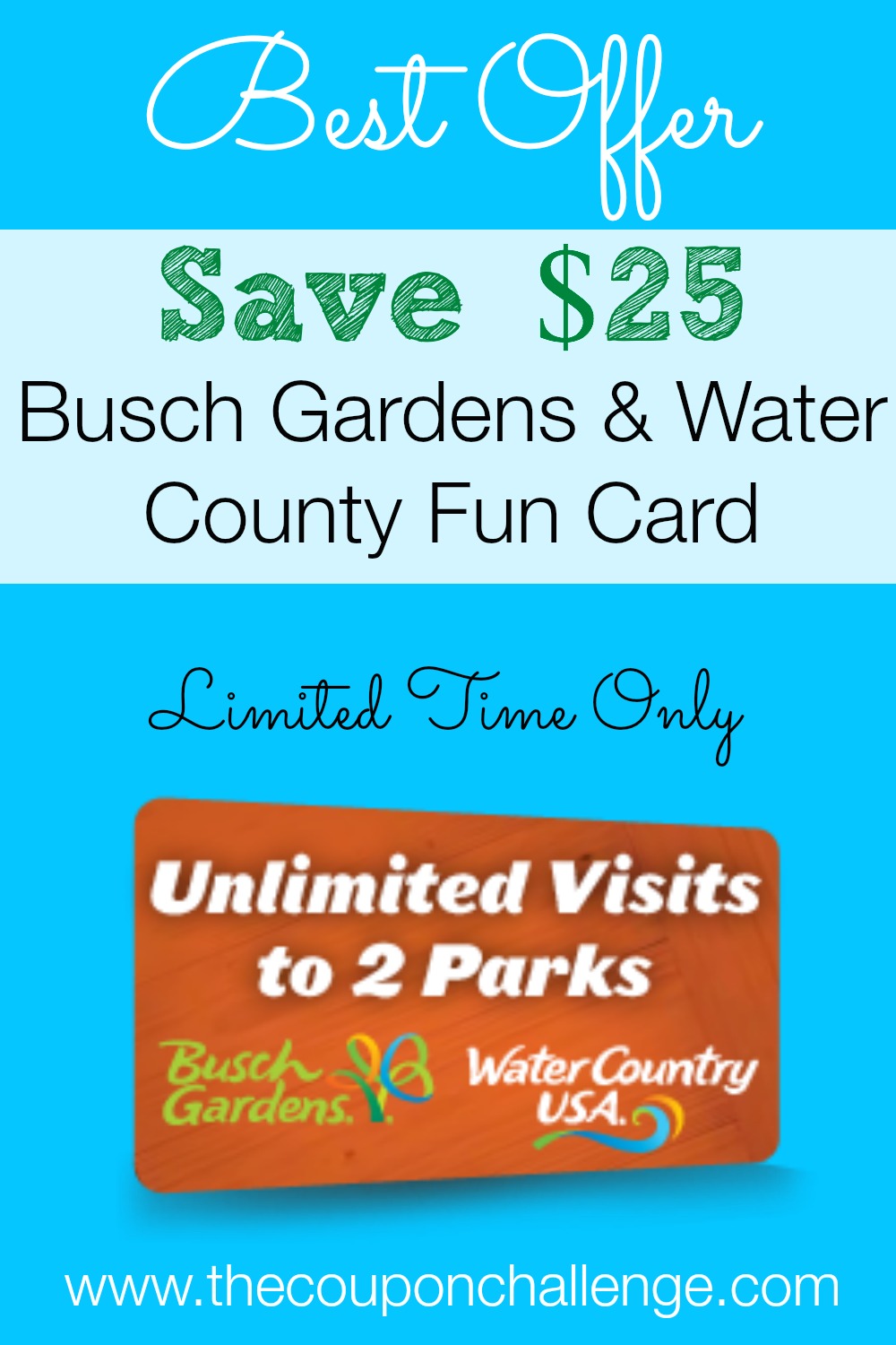 Busch Gardens Williamsburg Fun Card