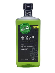 Irish Spring Signature For Men 3-in-1 Body + Hair + Face Wash, 15 fl oz