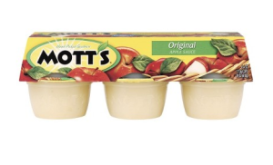 Mott's Original Apple Sauce Cups 4 oz, 6 ct