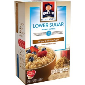 Quaker Select Starts Instant Oatmeal