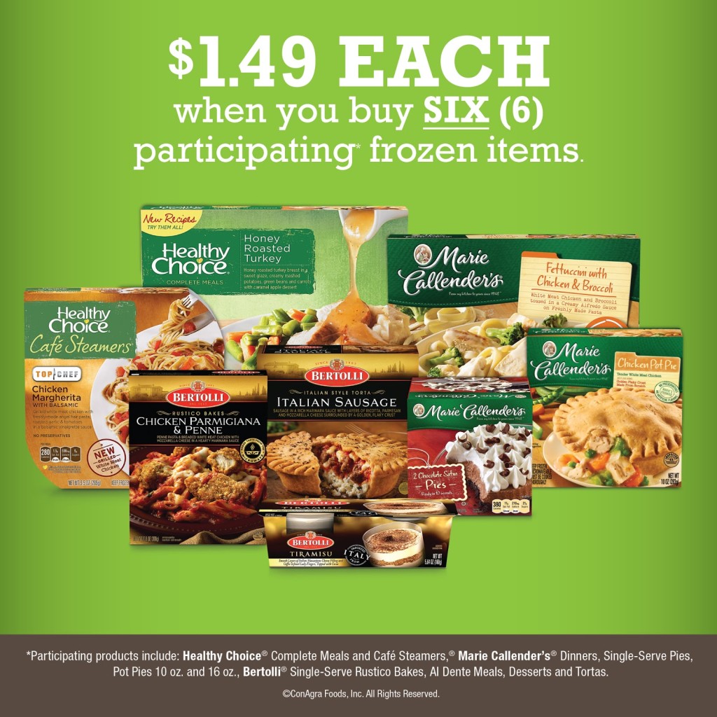 Kroger Frozen Meals Promo