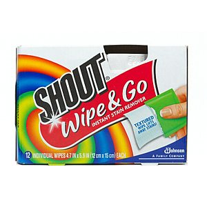 Shout Wipes & Go