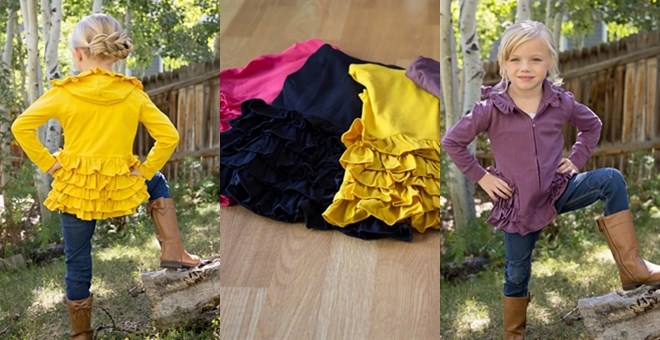 Ruffle Layering Jacket