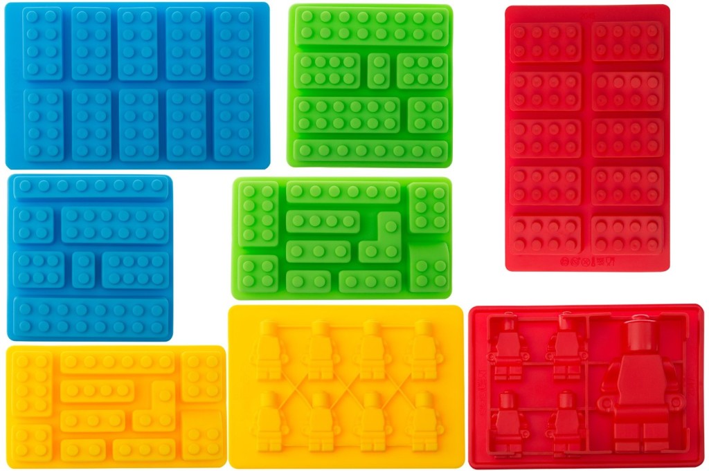 8pc Candy Molds For Lego Lovers
