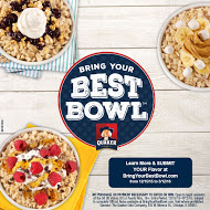 Quaker® Bring Your Best Bowl Sweepstakes!