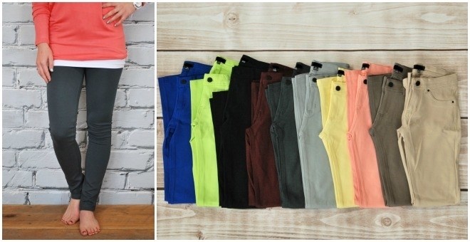 Colored Skinny Jeans