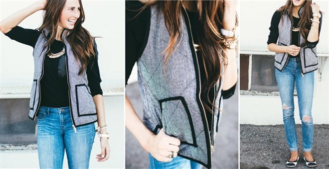 Herringbone Vest