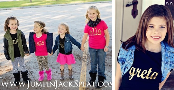  Golden Glam Girly Named Tees