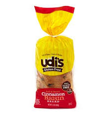 Udi's Gluten Free Cinnamon Raisin Bread